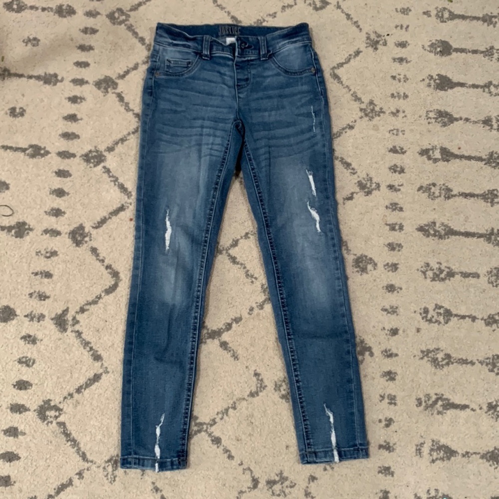 Girls Justice distressed Jeans. Size 10